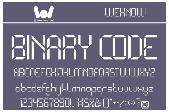Binary Code: The Font That Elevates Your Brand