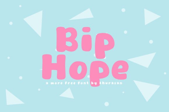Bip Hope: A Bold Font for Crafters and Designers