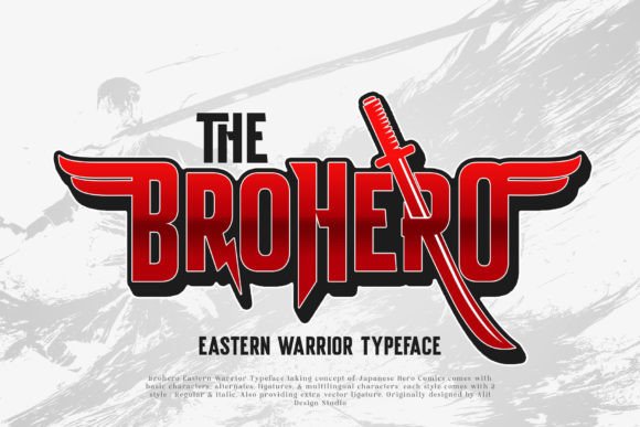 Brohero: The Bold Font for Crafters and Product Creators