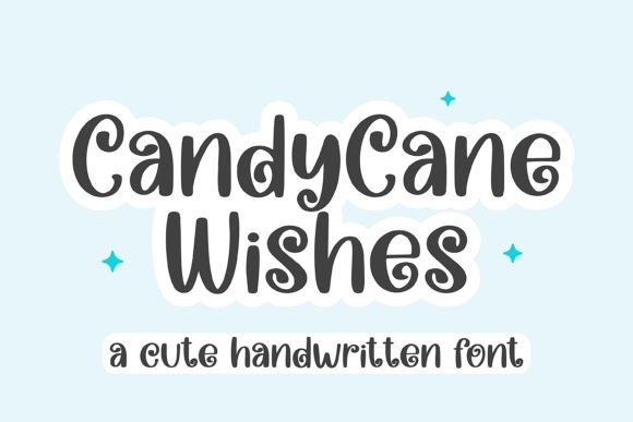Candy Cane Wishes: A Handwritten Font for Editorial Design