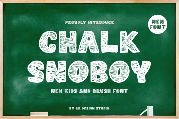 Chalk Snoboy: A Friendly Display Font for Editorial Design