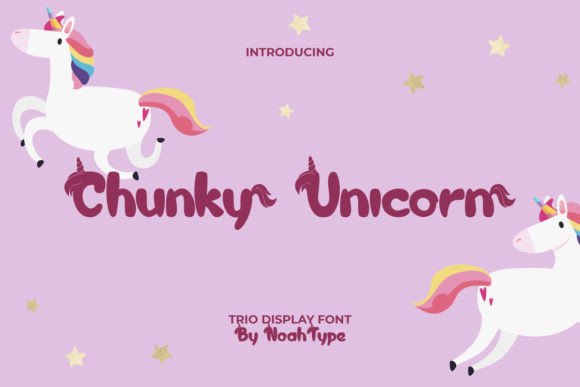 Chunky Unicorn Font: A Playful Powerhouse for Digital Creativity