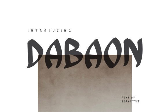 Dabaon: A Vibrant Display Font for Dynamic Web Design