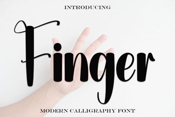 Finger: A Timeless Handwritten Font for Digital Design