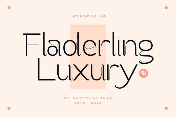 Fladerling: The Font That Elevates Your Brand