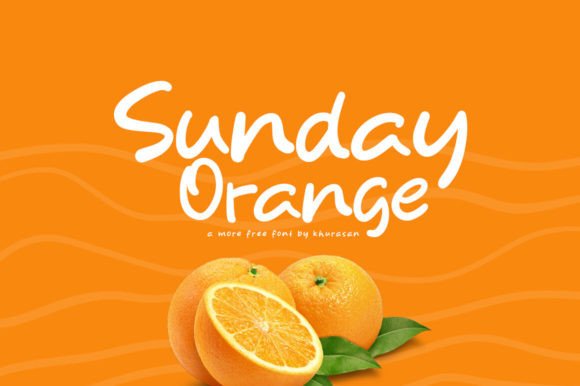 Font That Makes Your Brand Stand Out: Sunday Orange