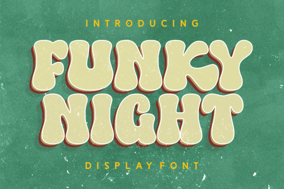 Funky Night Font: A Playful Twist for Your Creative Projects