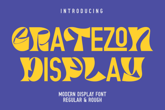 Gratezon: A Playful Font for Bold Branding