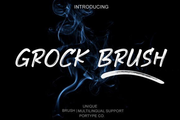 Grock Brush: A Font for Crafters Who Want to Stand Out