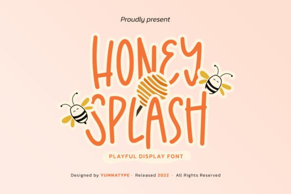 Honey Splash: A Font That Adds Warmth to Your Editorial Design