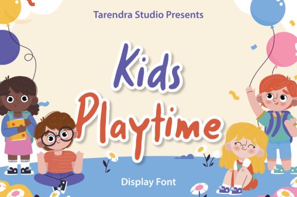 Kids Playtime: A Fun Display Font for Creative Branding