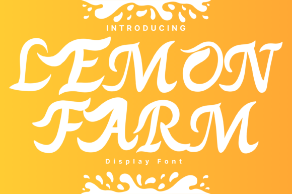 Lemon Farm: A Handwritten Font for Creative Crafters