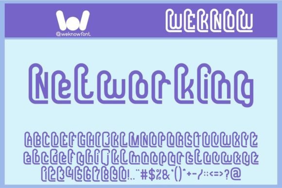 Networking: A Font That Speaks Volume