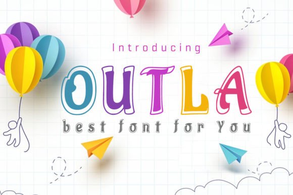 Outla: A Playful Display Font for Editorial Creativity
