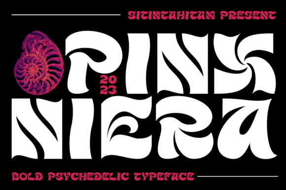 Pinx Niera: A Font That Speaks in Color and Energy