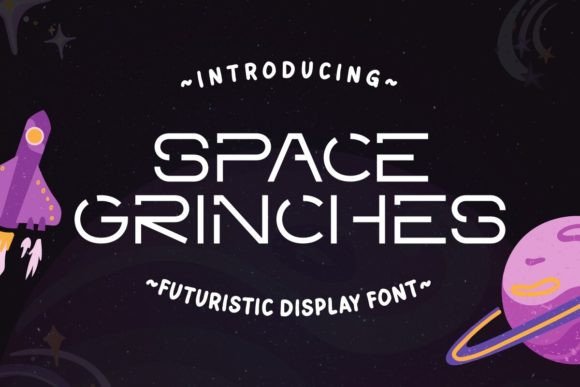 Space Grinches: A Cosmic Font for Editorial Design