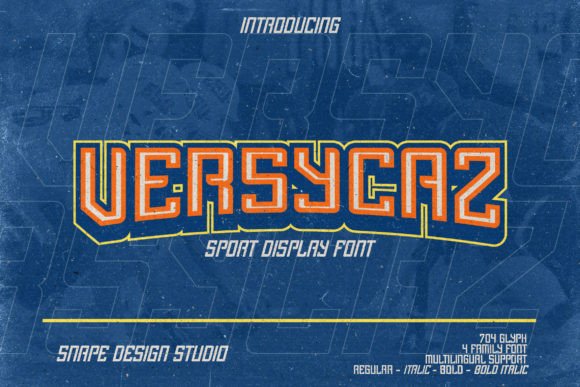 Versycaz: A Bold Display Font for Editorial Impact
